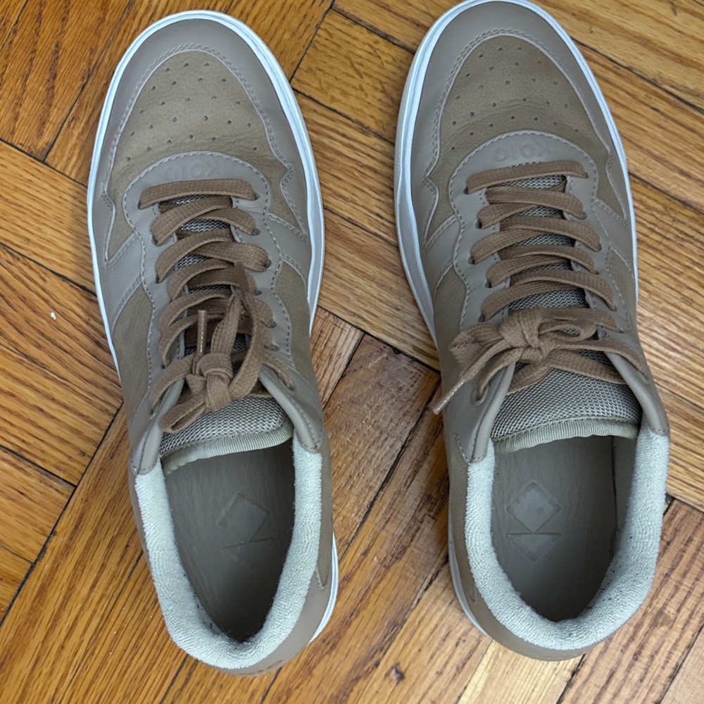 KOIO Tan and Cream Women's Sneakers